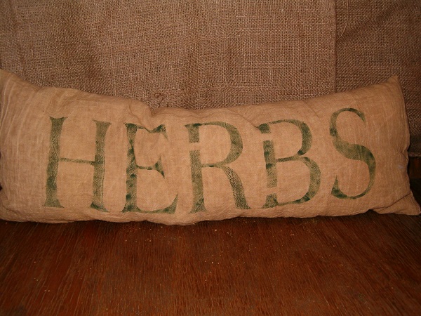 herbs pillow