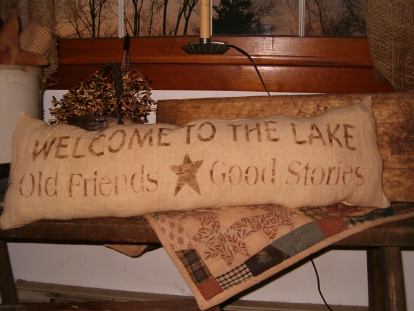 Welcome to the lake pillow