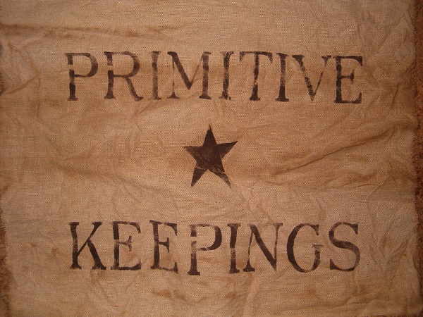 primitive keepings table runner