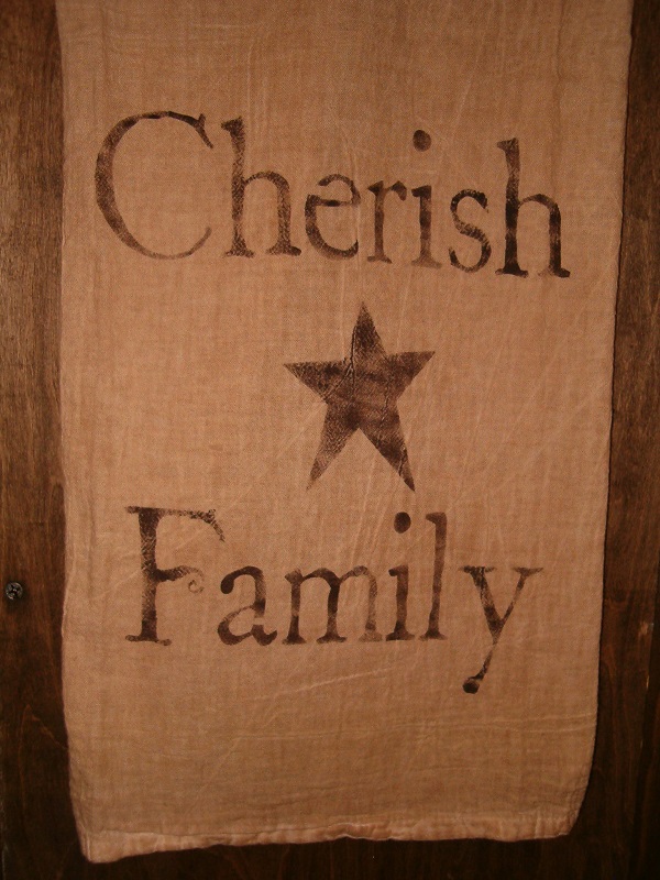 Cherish Family floursack towel