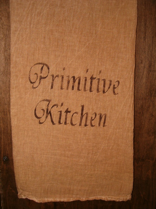Primitive Kitchen floursack towel
