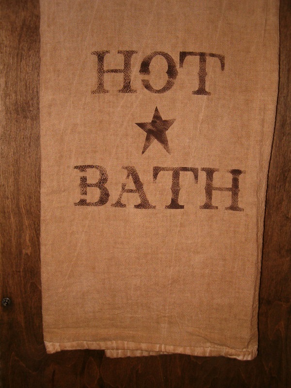 Hot Bath floursack towel