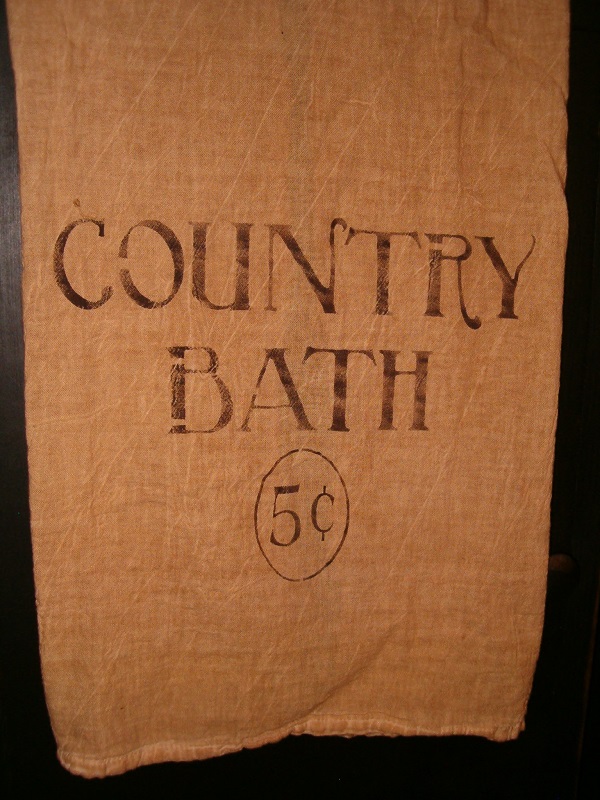 Country Bath floursack towel