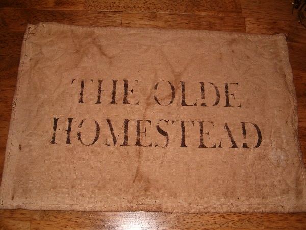 the olde homestead placemat