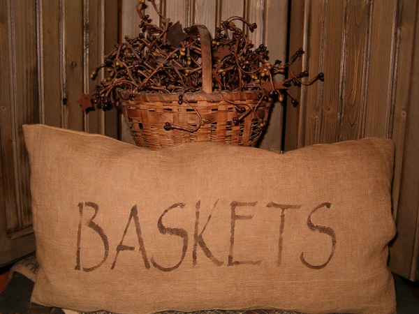 baskets pillow