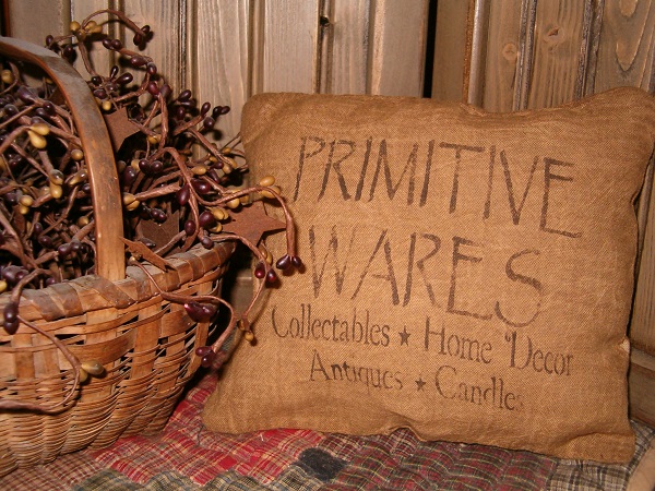 primitive wares pillow
