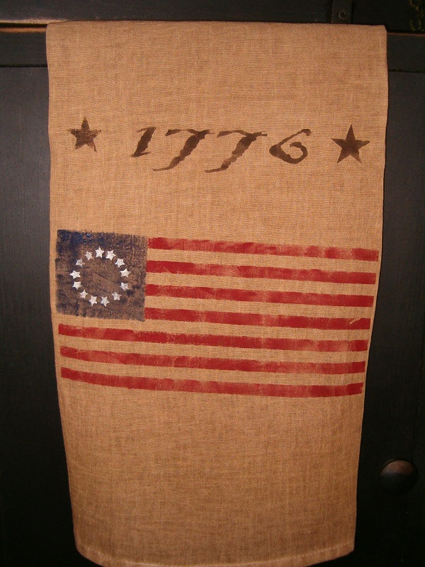 1776 flag towel