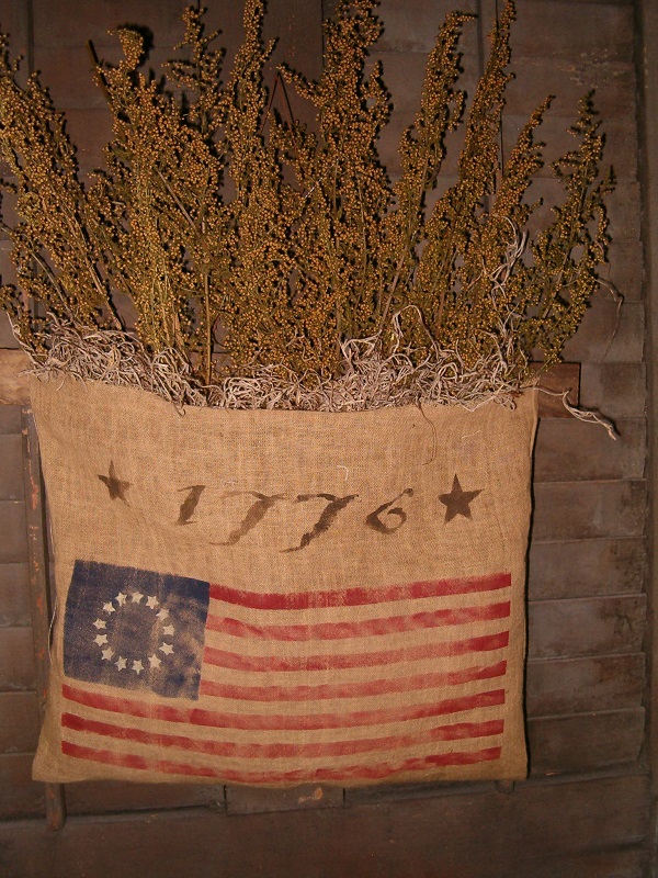 1776 flag sweet annie sack