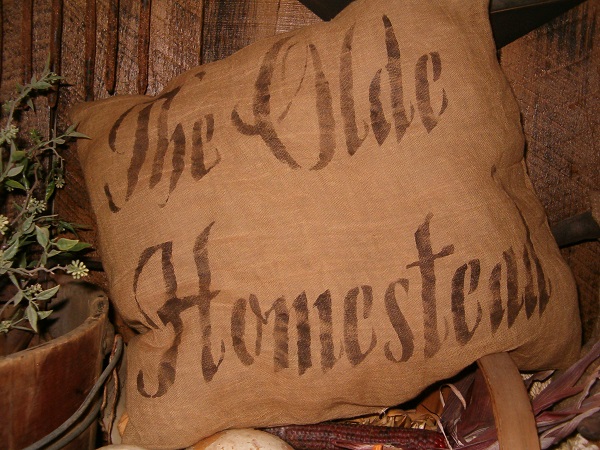 the olde homestead pillow