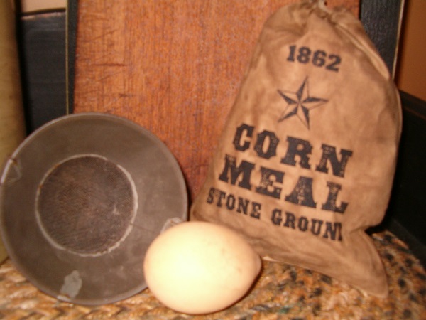 stone ground corn meal ditty bag