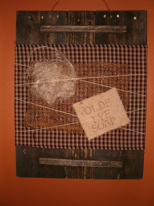 Olde Lye Soap board