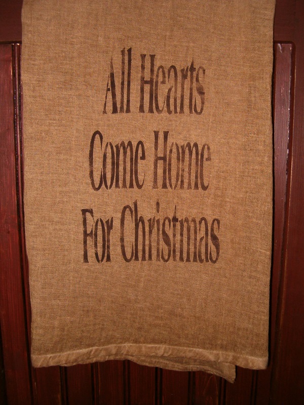 All hearts come home towel