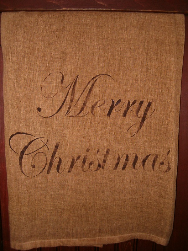 Merry Christmas towel