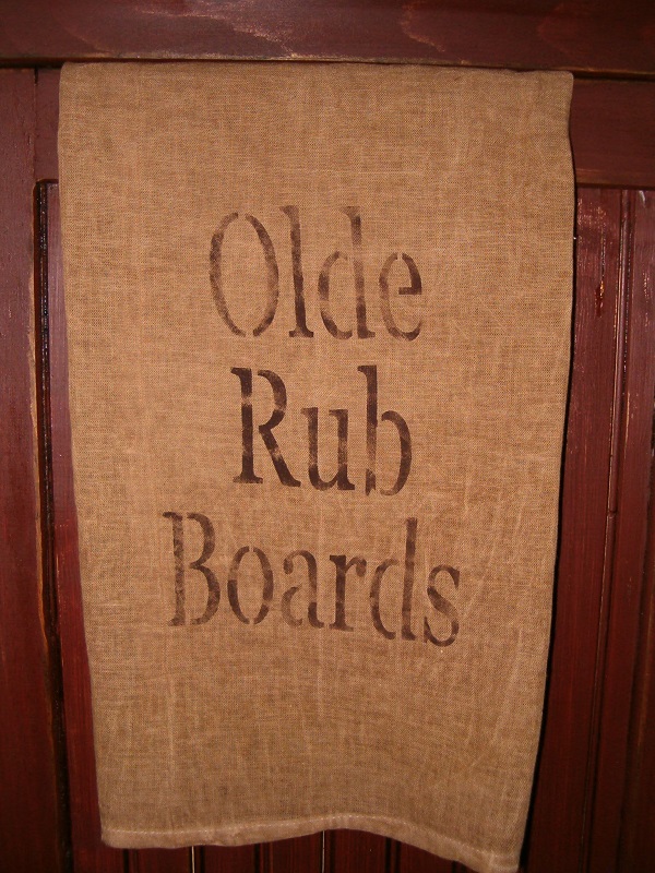 Olde Rub Boards towel