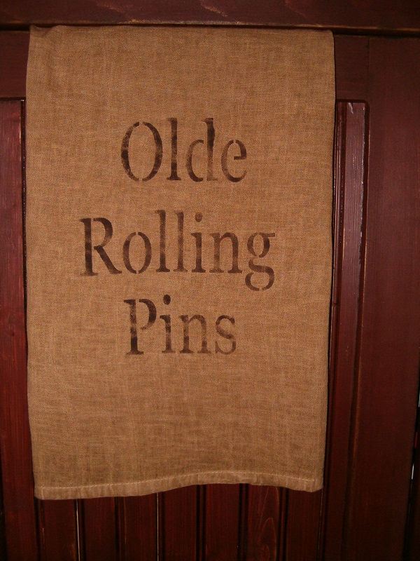 Olde Rolling Pins towel