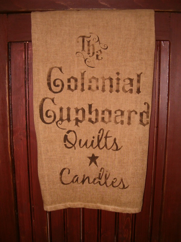 The Colonial Cupboard towel