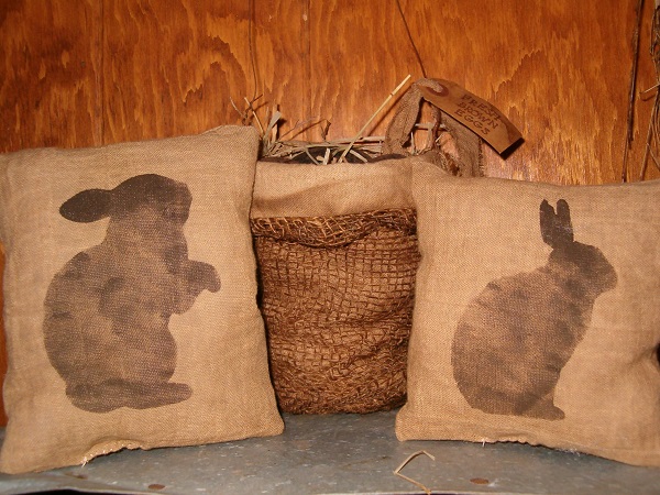 small bunny pillows