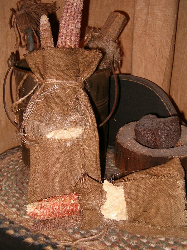 early settlers travel soap sacks