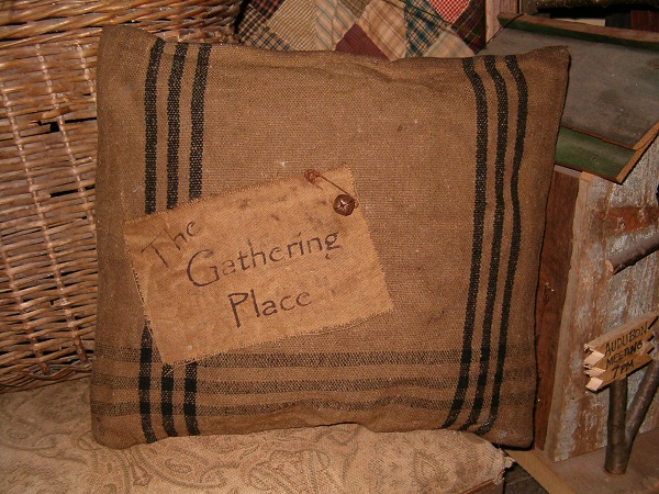 the gathering place pillow