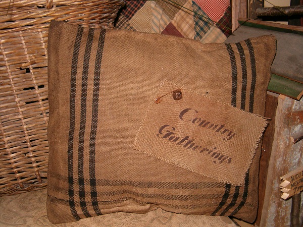 country gatherings heirloom pillow