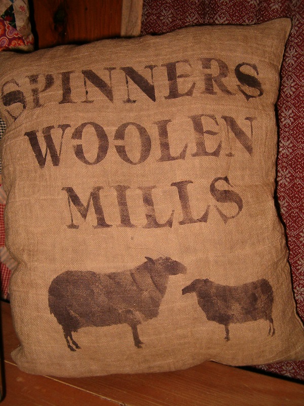 spinners woolen mills pillow