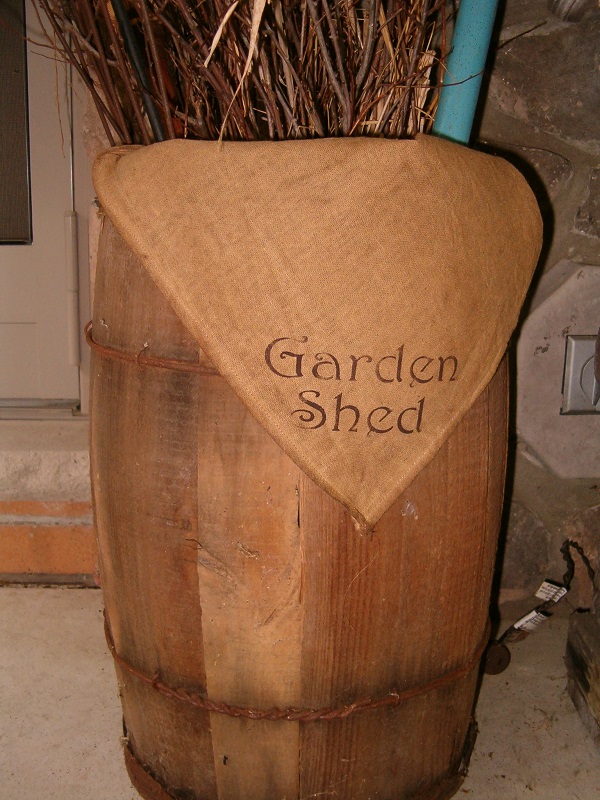 garden shed napkin