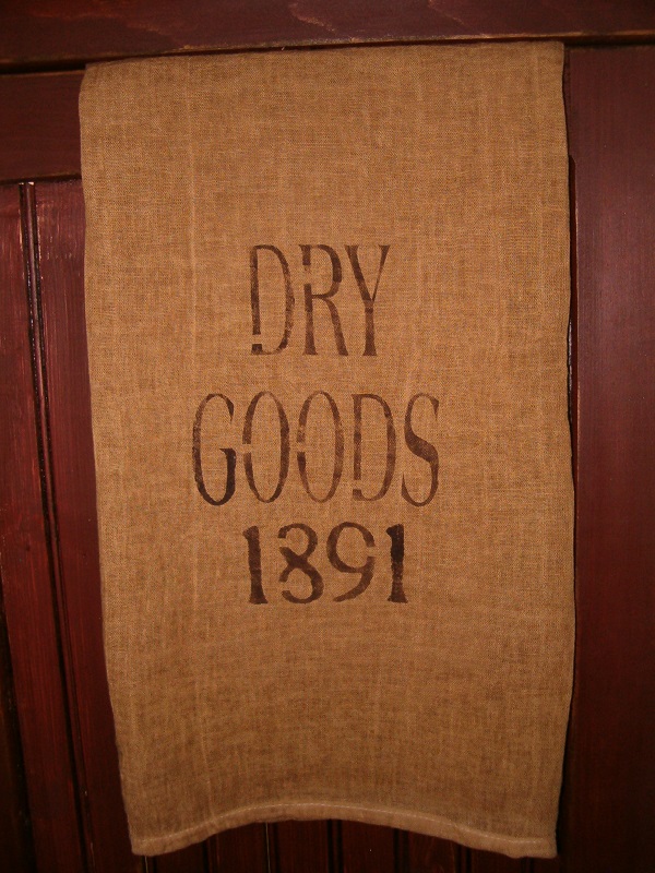 Dry Goods 1891 towel