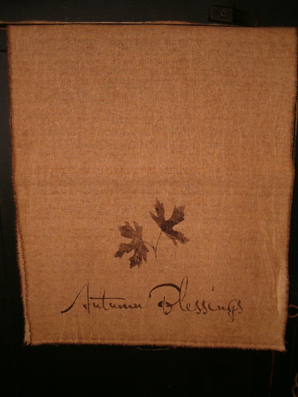 Autumn blessings table runner