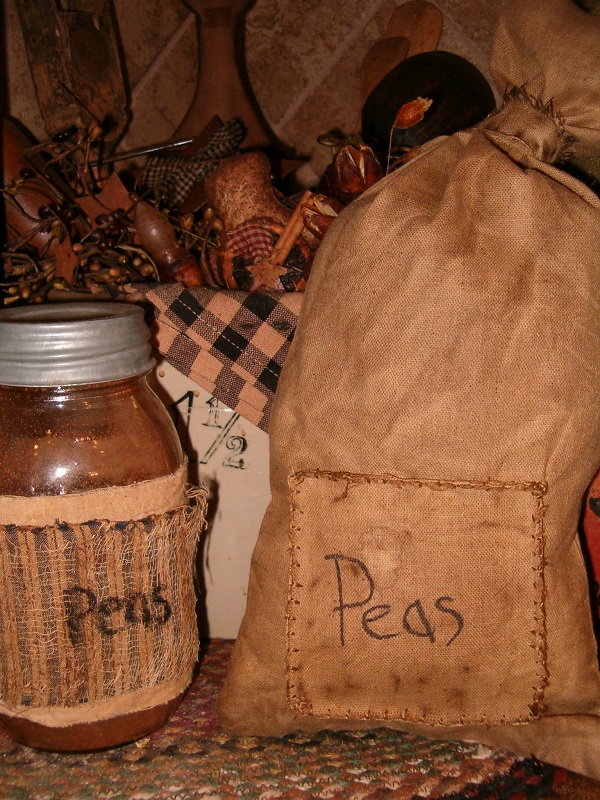 large Peas patched ditty bag