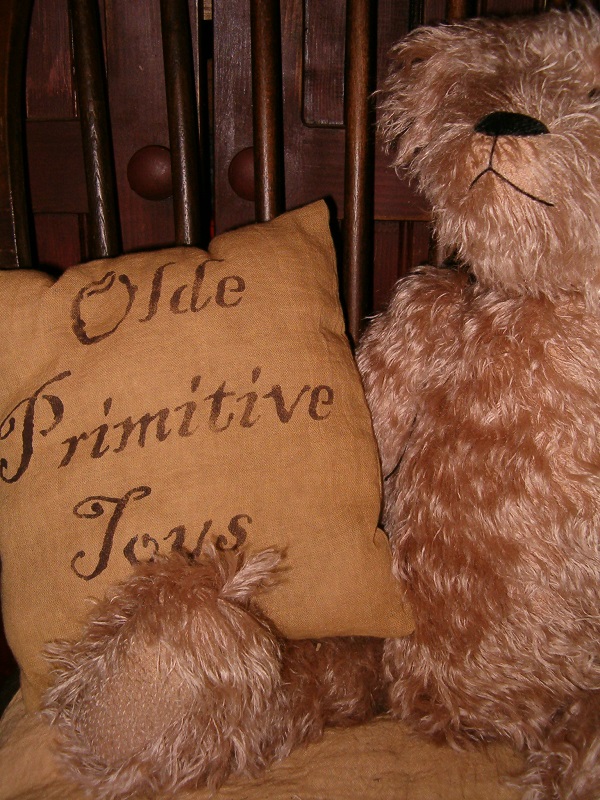 olde primitive toys pillow
