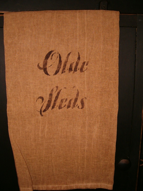 old sleds pillow or towel