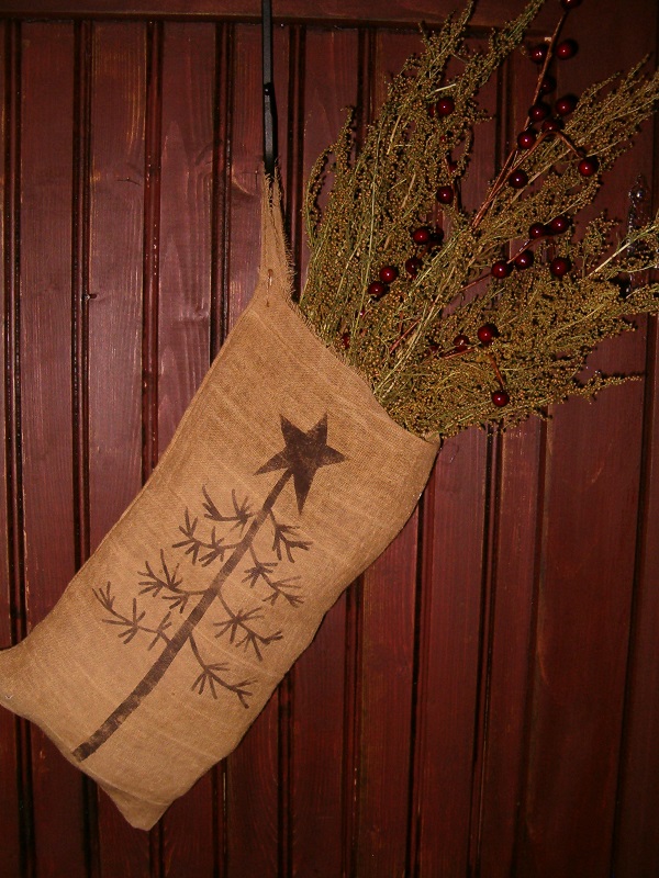 Feather tree stuffed sack