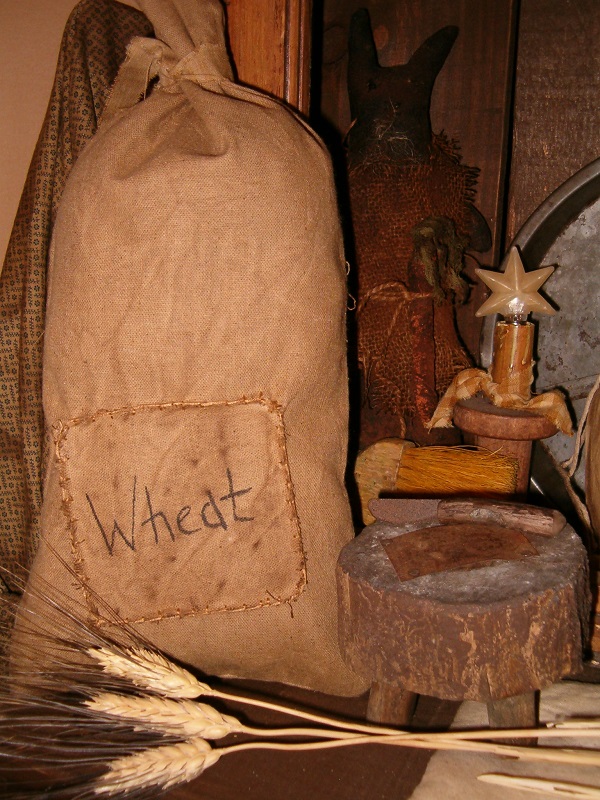 Wheat patched sack