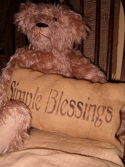 simple blessings pillow