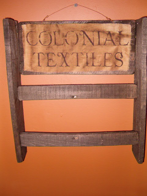 Colonial Textiles double towel rack