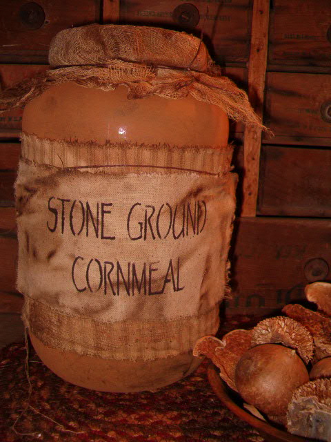 Stone Ground Cornmeal jumbo pantry jar