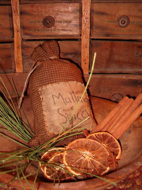 Mulling Spices stuffed ditty bag