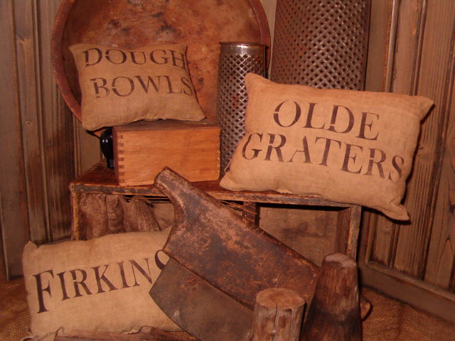 olde graters pillow set