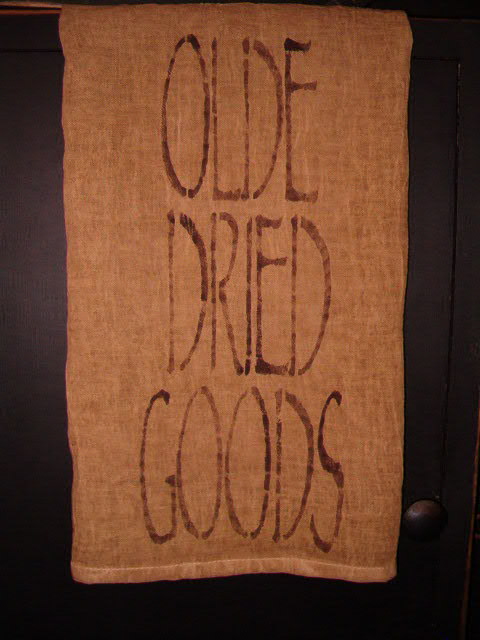 Olde Dried Goods towel