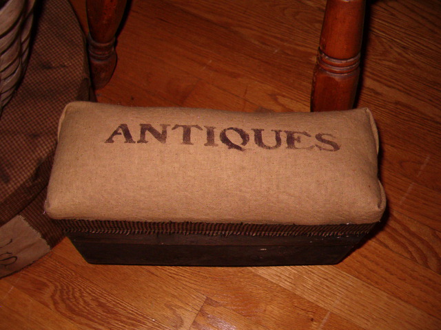 small antiques bench