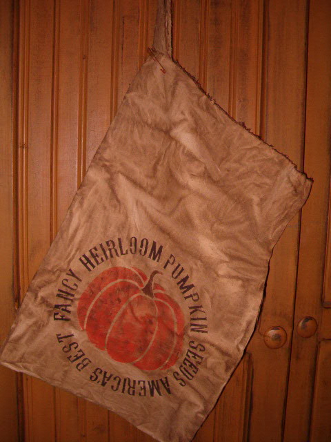heirloom pumpkins sack