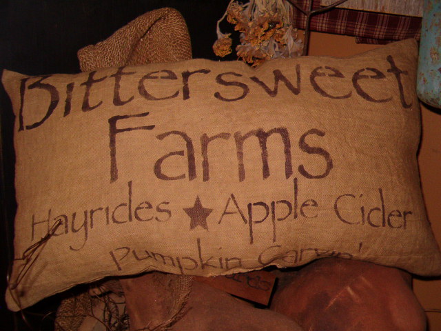 bittersweet farms pillow