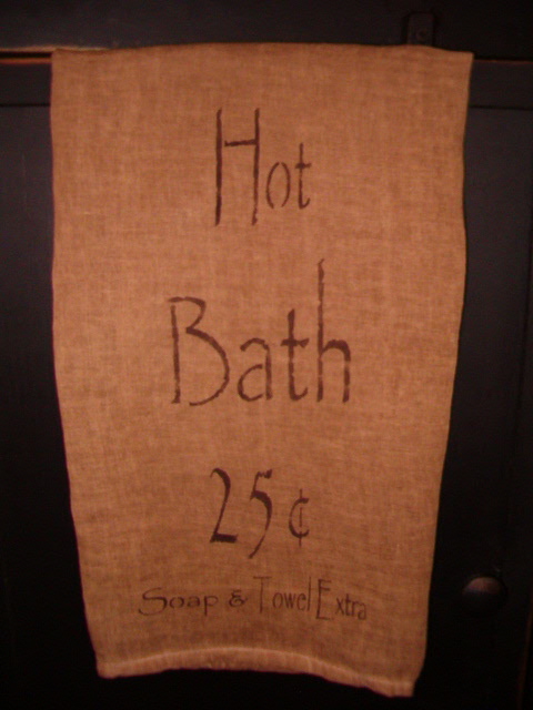 hot bath 25 cents towel