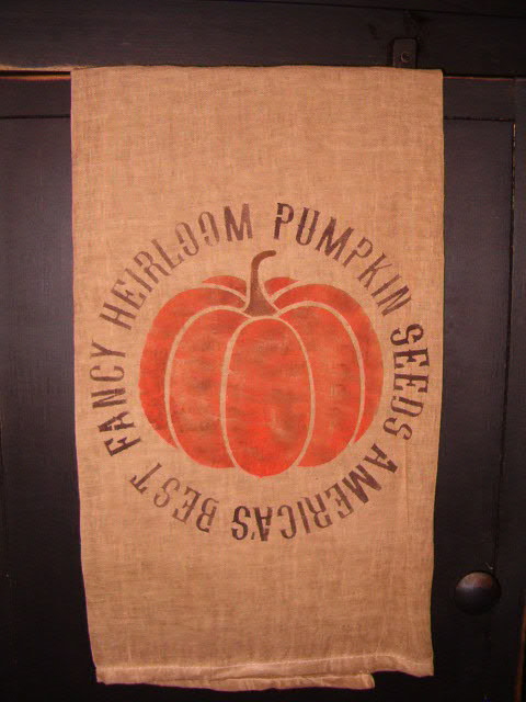 heirloom pumpkin seeds towel