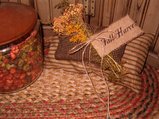Fall Harvest pillow stack