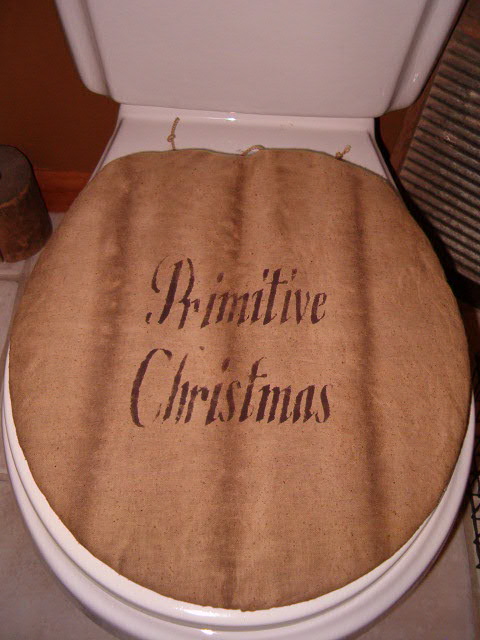 Holiday toilet seat covers