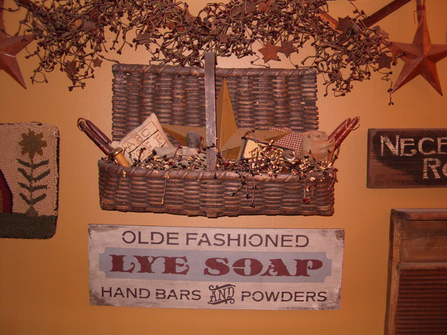 Large Lye Soap sign