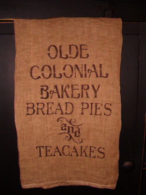 Olde Colonial Bakery towel