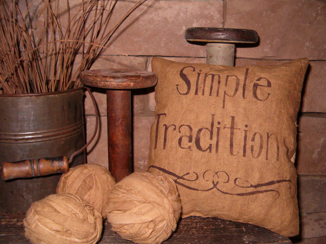 simple traditions pillow