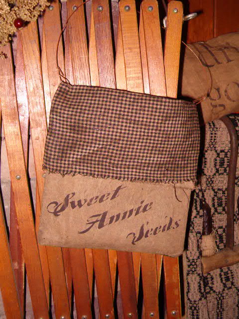 Sweet Annie seed pouch